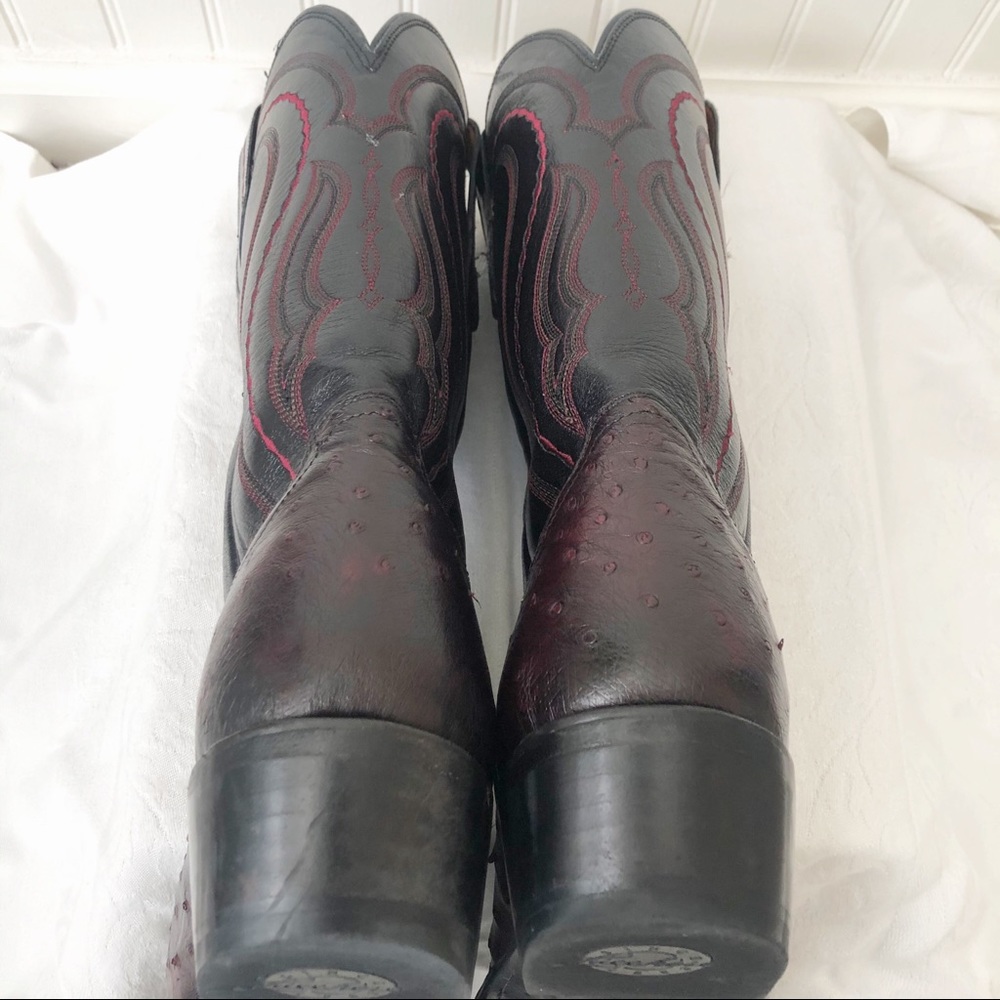 EUC Lucchese Montana full ostrich men’s boots - Picture 4 of 8